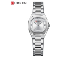 Reloj De Pulsera Cuadrado De Moda Para Mujer (dorado), Con Diamantes Engastados, Resistente Al Agua, De Cuarzo.