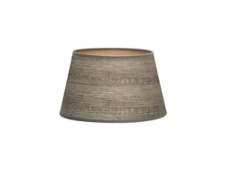 Pantalla Salma E27 Madera Gris 45dx35dx30h Conica Abierta