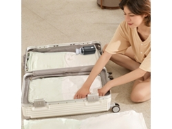 Bomba Elétrica Com Sacos De Armazenamento A Vácuo Com Cabo Usb 5 Sacos De Armazenamento Recarregável Portátil Para Viagens Uso Doméstico Eco Preto