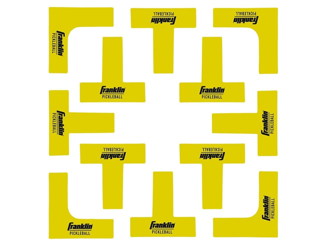 Kit de Marcadores de Quadra Pickleball Amarelofranklin