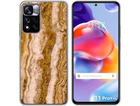 Carcasa para Xiaomi Redmi Note 11 Pro+ Plus 5G TUMUNDOSMARTPHONE Dibujos Mármol 10 Multicolor