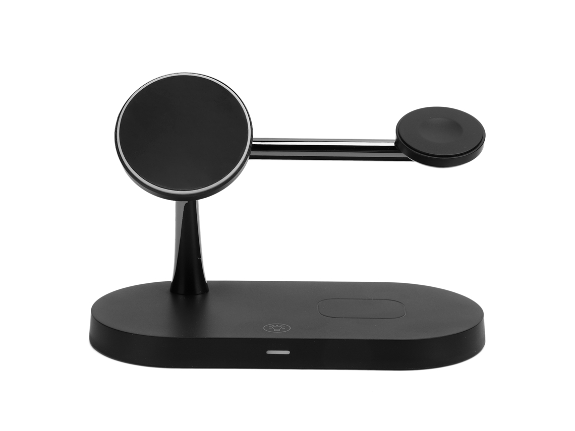 Estación De Carga Inalámbrica Magnética Para Iphone 12, Auriculares Y Reloj.
