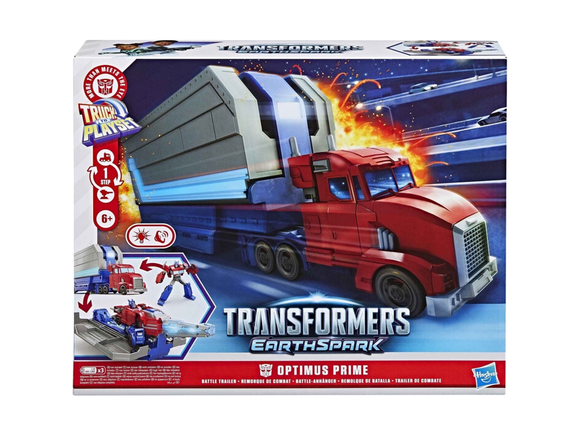 Set de batalla de Optimus Prime de Transformers Earthspark de HASBRO