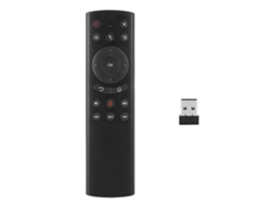 Controle Remoto Sem Fio G20 Mini Teclado Com Gyroscópio E Busca Por Voz 2.4g