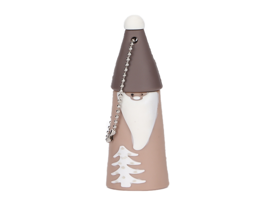 Pendrive Usb 2.0 64gb Santa Claus Diseño Cute Almacenamiento Móvil Compatibilidad Fuerte Gris