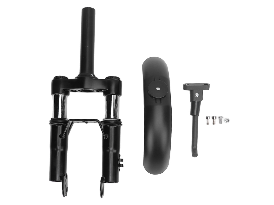 Kit de suspensión delantera 2026 para patinete eléctrico M365 Pro Pro2 1s con soporte y parabrisas antivibración.