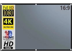 Pantalla De Proyección Para Cine En Casa, Interior, Exterior Y Patio Trasero (60-133 Pulgadas)