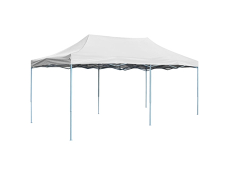 MAISON EXCLUSIVE Carpa plegable profesional para celebraciones acero blanco 3x6m