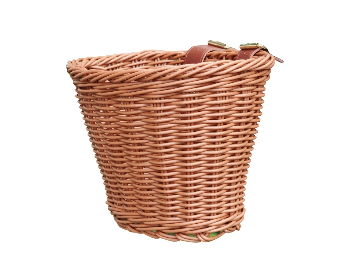 Cesta De Ratán De Plástico Para Niños, Bolsa Delantera Para Patinete De Ciclismo