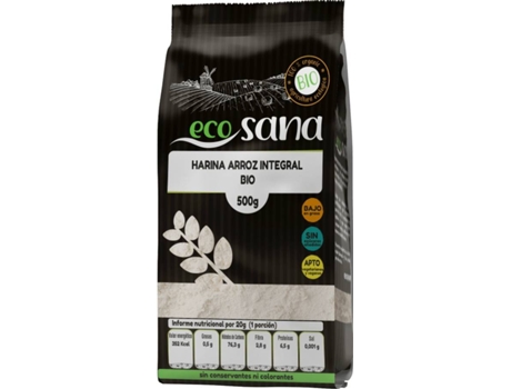 Harina de Arroz Integral Bio ECOSANA (500 g)