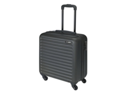 Maleta trolley abs de 16'' con 4 ruedas color negro WELLHOME