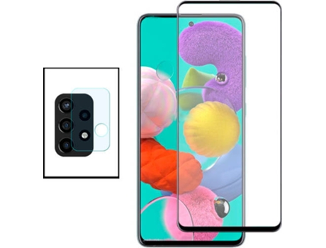Kit Protector de Cámara Trasera Samsung Galaxy A72 5G PHONECARE y Cristal Templado 5D Full Cover