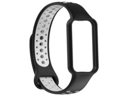 Correa De Silicona Transpirable Bicolor Para Xiaomi Mi Band 8 Active. Fácil De Limpiar.