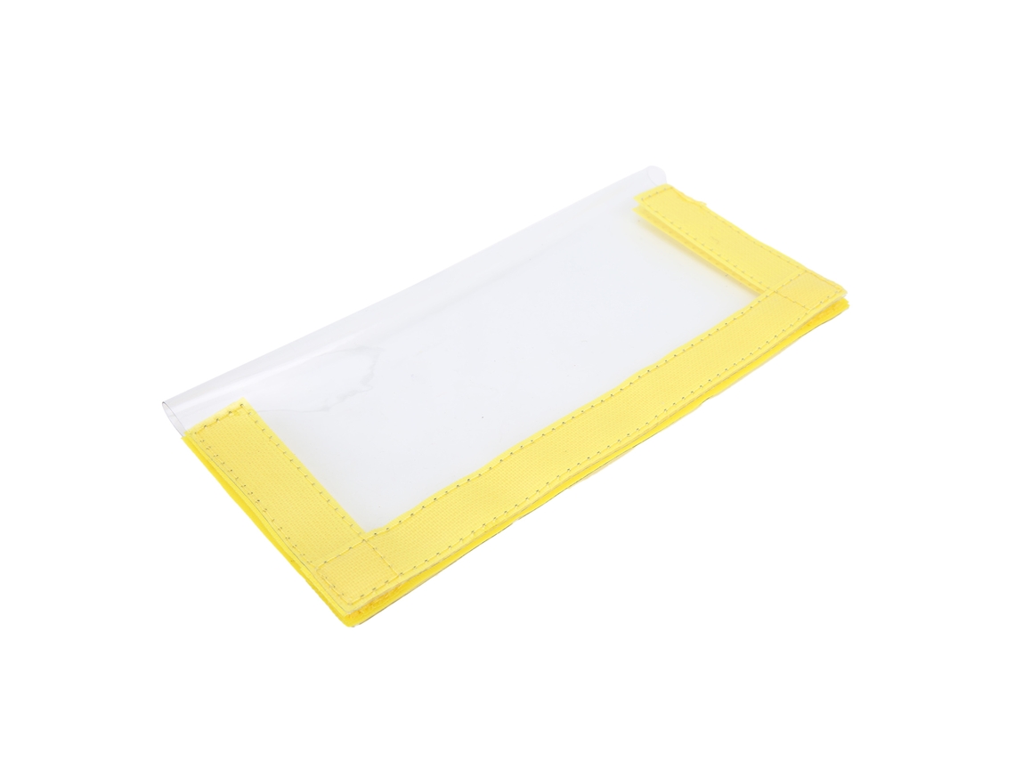 Estuche Transparente Para Anzuelos De Pesca, Bolsa De Almacenamiento De Nailon Resistente, Bolsa Protectora Para Señuelos, Amarillo, Grande