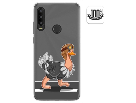 Carcasa Alcatel 1SE 2020 TUMUNDOSMARTPHONE Avestruz Multicolor