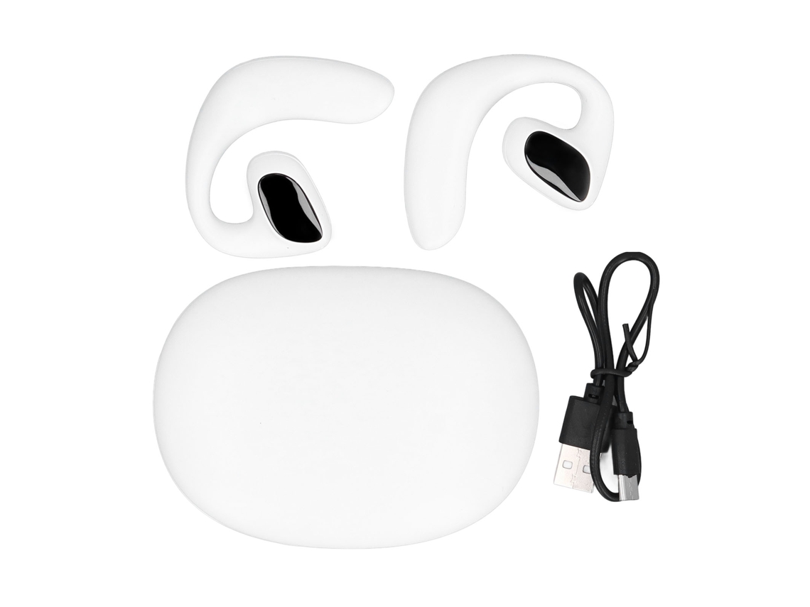 Auriculares De Traducción Inalámbricos M8 Admiten Más De 140 Idiomas Para Viajes Y Aprendizaje Color Blanco