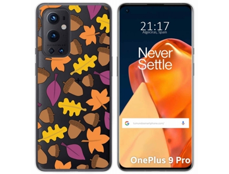Carcasa OnePlus 9 Pro 5G TUMUNDOSMARTPHONE Dibujos Transparente Multicolor