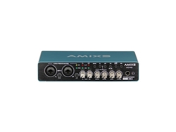 Interfaz de grabación de audio para computadora con puerto USB, tarjeta de sonido externa y equipo profesional de audio y video. Mdug