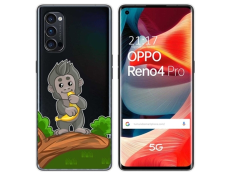 Carcasa Oppo Reno 4 Pro 5G TUMUNDOSMARTPHONE Dibujos Transparente