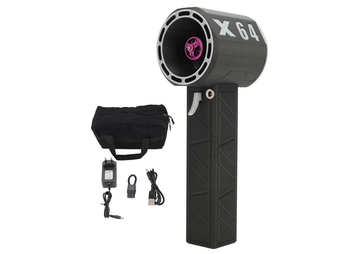 Ventilador turbo de alta potencia, potente, con conducto de 64 mm, 8000 mAh, eficiente para coche, exterior y hogar, de 100 a 240 V.