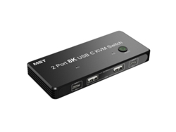 Estación de acoplamiento USB C Yizhood KVM DP tipo C, puerto múltiple USB C 8k4k60 Thunderbolt 3 negro