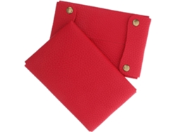 Juego de 2 porta pañuelos de bolsillo de piel sintética, estuche compacto y multifuncional, organizador portátil para coche, Slowmoose