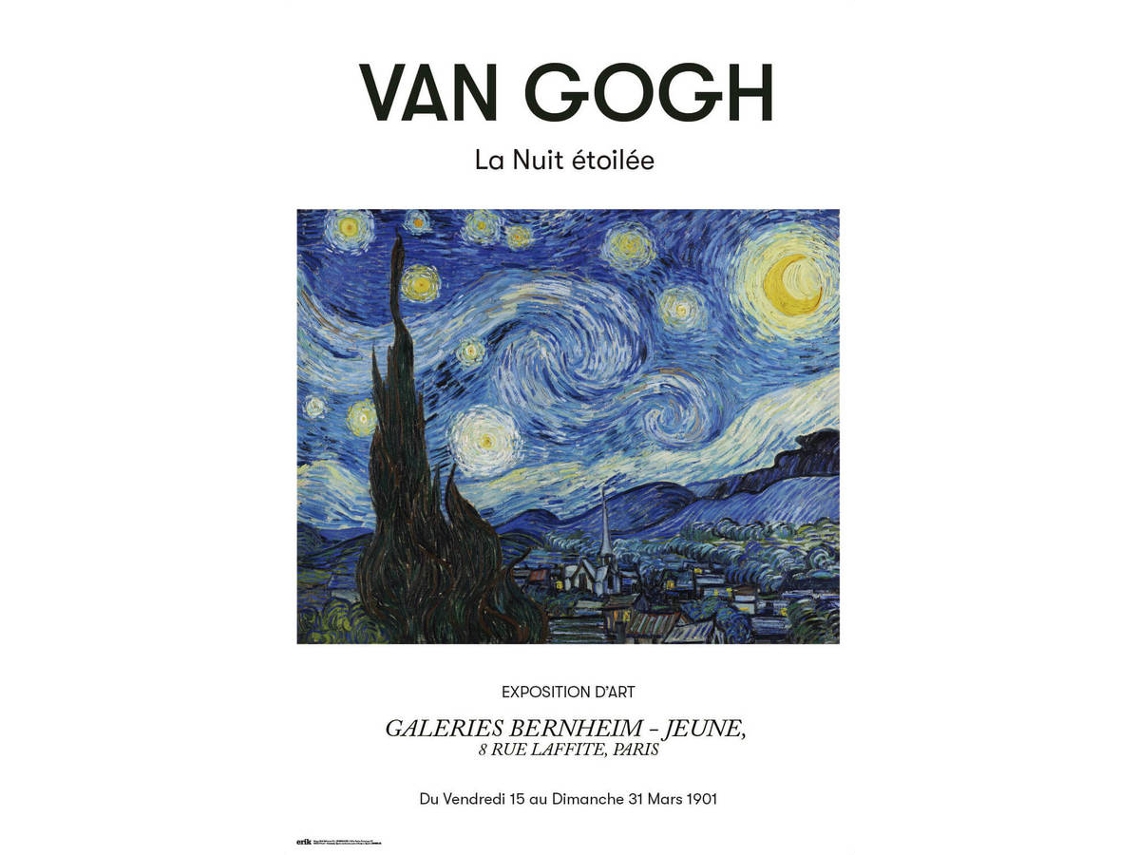 Poster ERIK Van Gogh La Nuit Etoilee