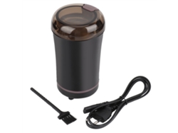 Molinillo eléctrico portátil para café, frutos secos y legumbres (enchufe UE 220 V, negro)
