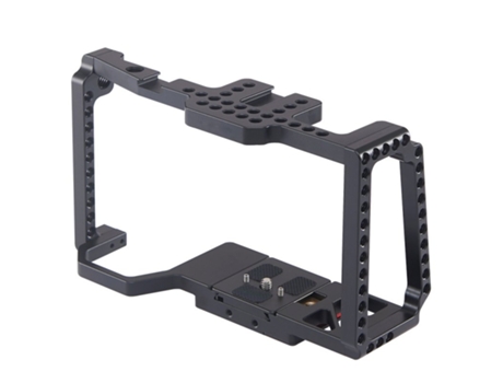 DSLR Camera Cage Pocket Camera Frame para Blackmagic Pocket Cinema Camera 4K / 6K BMPCC 2203 negro