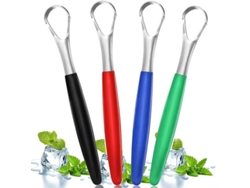 Limpiador De Lengua Infantil, 4 Piezas, Acero Inoxidable Para Una Higiene Bucal Saludable.