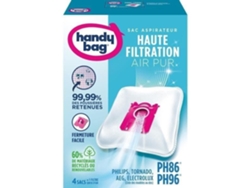 Bolsas para aspiradora Handy Bag® Ph86/ph96® Philips, Electrolux, Aeg, Tornado 4 bolsas 1 filtro de salida de aire para cortar