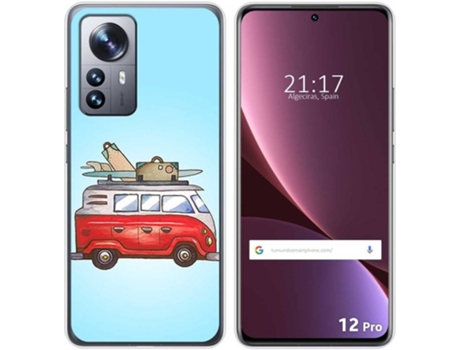 Carcasa para Xiaomi 12 Pro 5G TUMUNDOSMARTPHONE Dibujos Furgoneta Multicolor