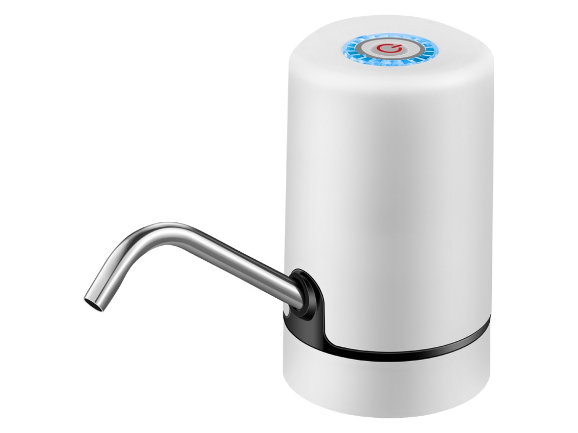 Dispensador de agua automático portátil con interruptor y función de carga USB - Blanco