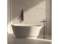 Bañera Exenta Solid Surface Moderna Marelis 165 Cm