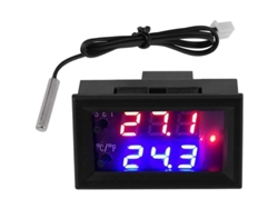 Termostato Digital De 12 V Con Sensor, Rango De Medición: -50 ℃ A 110 ℃, Control General De Temperatura.