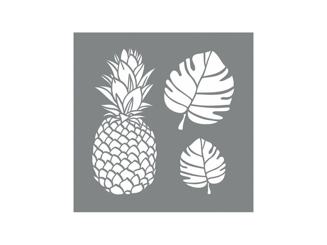 Plantilla tropical - 2 placas