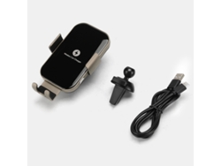 Soporte Para Teléfono (anti-deslizante Ajustable 360°) Cargador Inalámbrico Cargador De Coche Para Ventilación De Aire Dorado