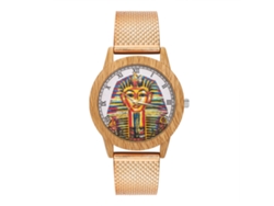 Reloj De Pulsera Unisex Zhoulianfa De Malla De Acero Con Números Romanos (oro Rosa)