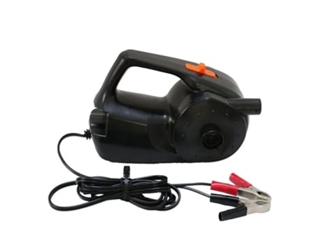 Bomba de aire inflable eléctrica de la bomba recargable del coche de 12V 100W negro