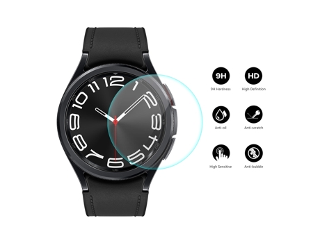Samsung Galaxy Watch6 Classic 43 mm ENKAY 0,2 mm 9H Protector de pantalla de vidrio templado Película para reloj
