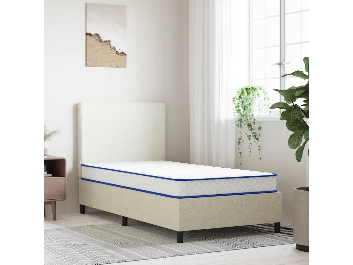 Colchón De Espuma Viscoelástica Blanco 100x200x17 Cm Suave