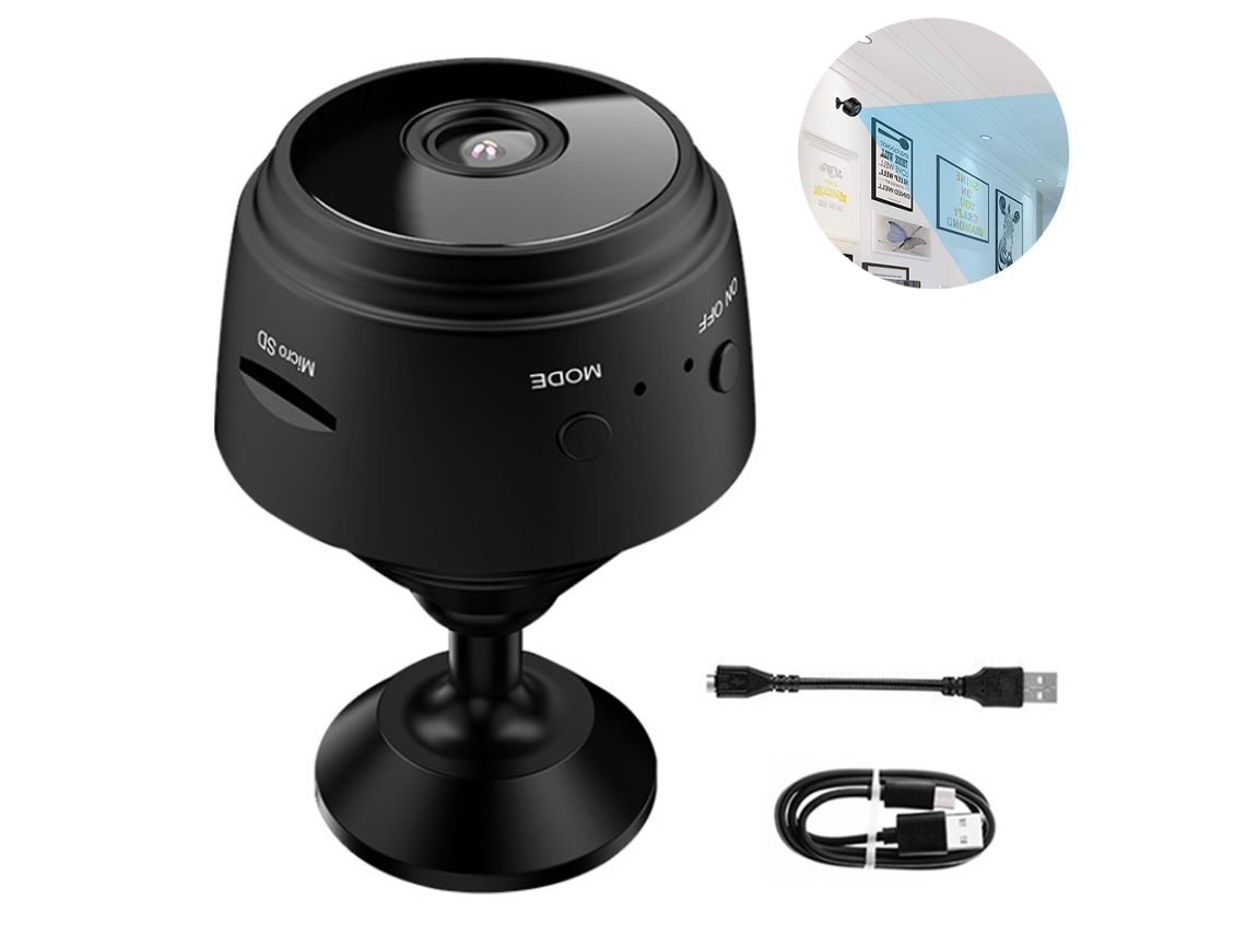 Ángel Guardián, Mini Cámara de Seguridad con Full HD y Configuración Fácil de Usar