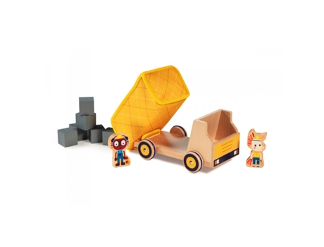 Juego Didáctico LILLIPUTIENS (Madera - Amarillo - 21 x 13 x 12 cm)