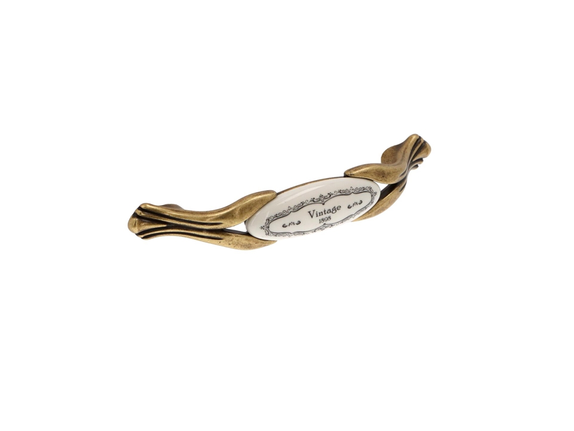 Tirador Para Mueble De Zamac Y Porcelana Distancia Entre Centros 96mm Lote De 25 Tiradores Antiguos Florence