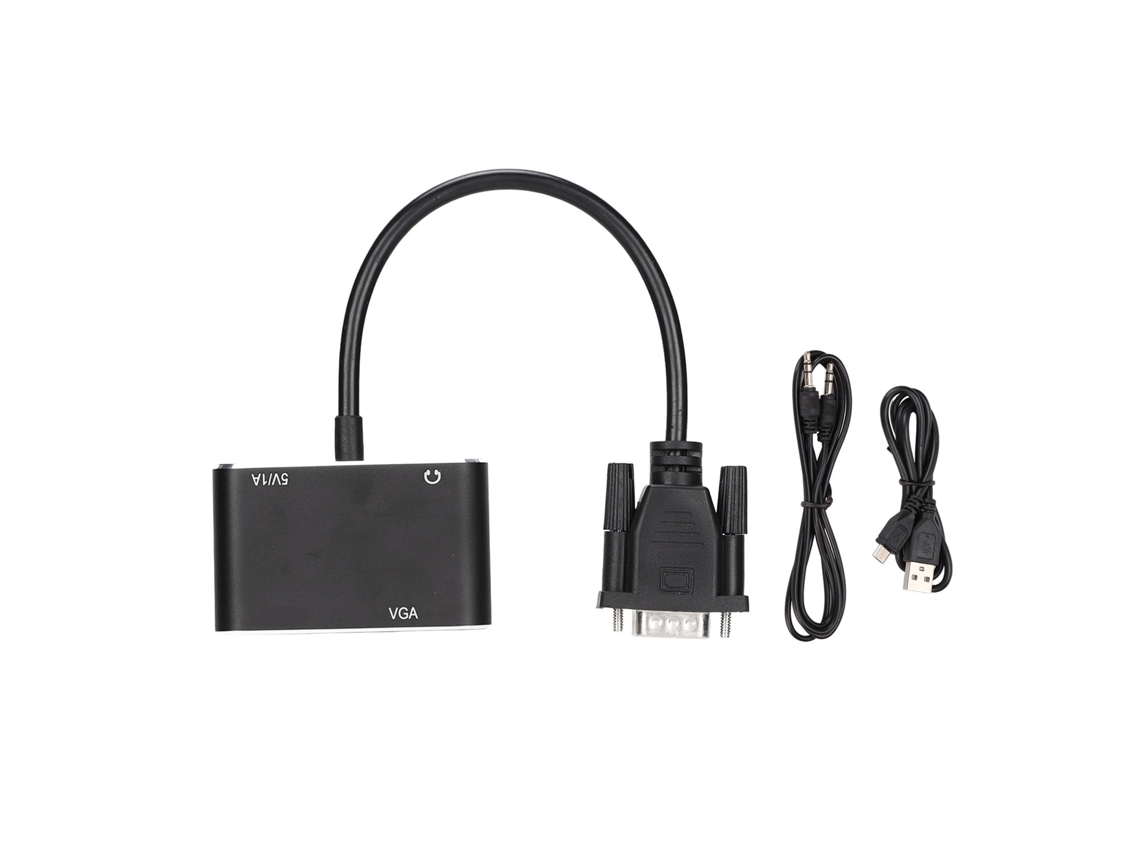 Adaptador Vga A Vga, Divisor De Interfaz Multimedia De Alta Definición, Accesorios De Computadora Plug And Play De Alta Resolución.
