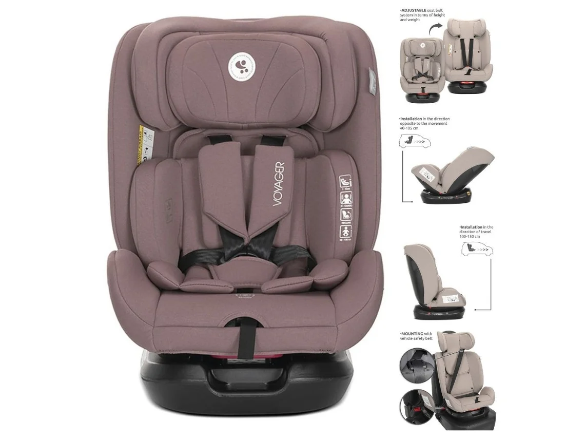 Silla De Auto Voyager I-size (40-150 Cm) De Lorelli - Pink