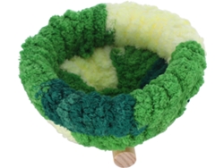 Percha Para Pájaros Con Acogedor Soporte Para Nido Para Loros, Cacatúas Y