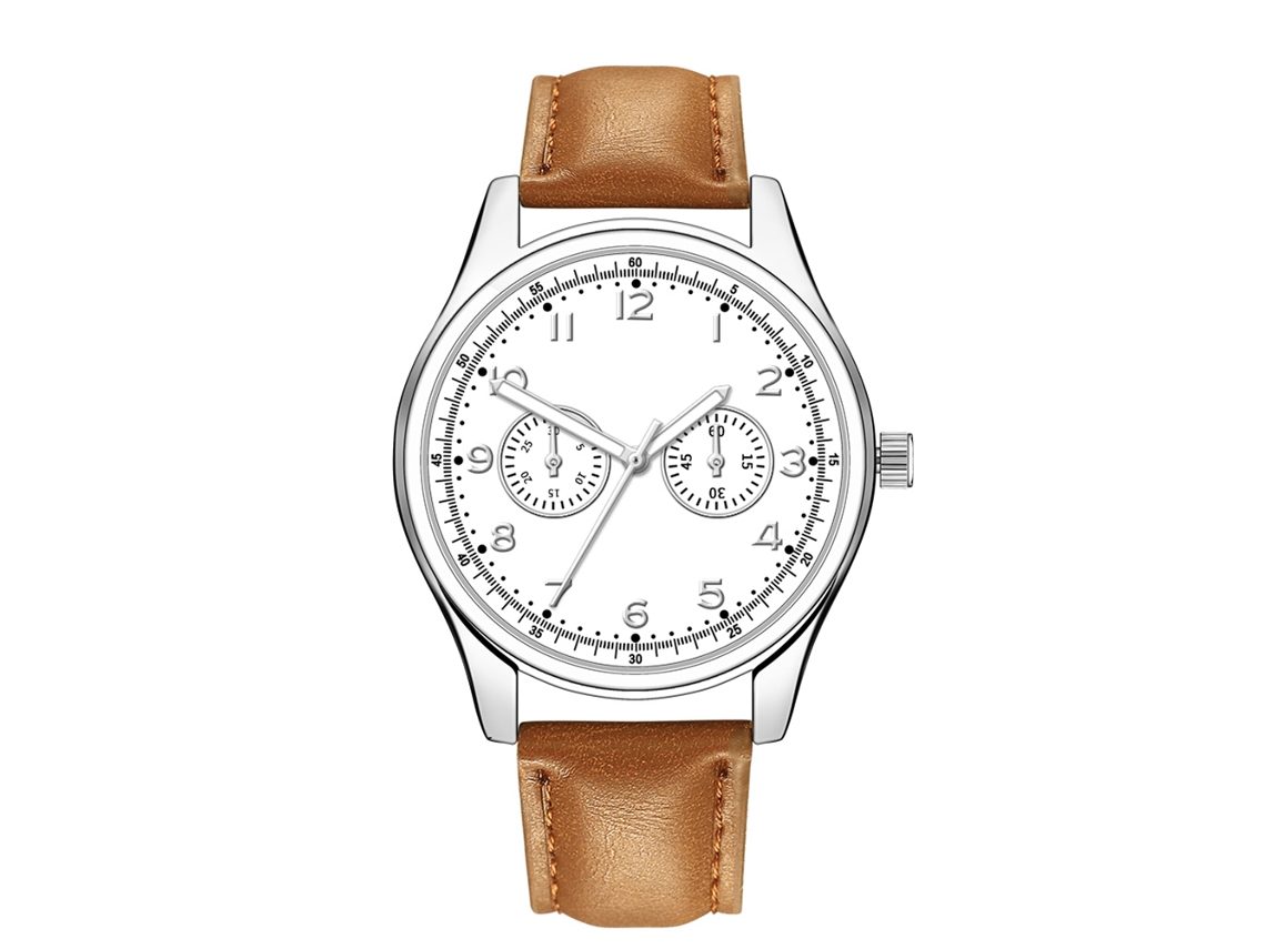 Reloj De Cuarzo Clásico Moderno Para Hombre Estilo Casual Regalo Decorativo (02)