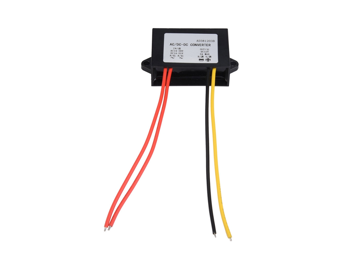 2026velora-módulo Convertidor Regulador De Alimentación Ac36v A Dc12v 3a Para Audio De Coche