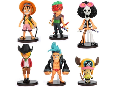 Set de Figuras OEM One Piece Zoro Chopper (6 unidades - 7 - 8 cm)